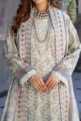 Cutwork Bliss By Al Zohaib Unstitched 3 Piece Lawn Vol-02 Suit-D-04