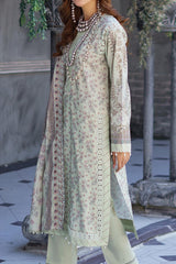 Cutwork Bliss By Al Zohaib Unstitched 3 Piece Lawn Vol-02 Suit-D-04