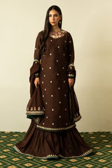 Zara Shahjahan Unstitched 3 Piece Lawn Vol-02 Suit-ZEL-04