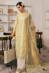 Baroque Unstitched 3 Piece Chikankari Swiss Lawn Collection'2023-D-04