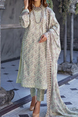 Cutwork Bliss By Al Zohaib Unstitched 3 Piece Lawn Vol-02 Suit-D-04