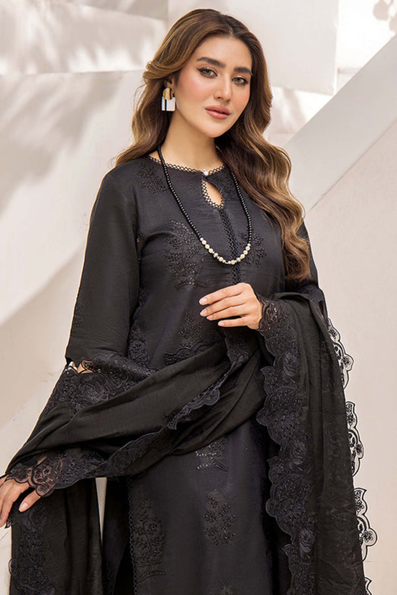 Baharan By Humdum Unstitched 3 Piece Emb Lawn Vol-02 Collection'2025-D-04