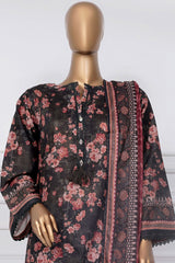 Sada Bahar Stitched 3 Piece Printed Lawn Vol-01 Suit-PR-9507-Black