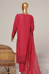 Sada Bahar Stitched 3 Piece Luxury Festive Emb Lawn Vol-05 Suit-LEL-27-Magenta