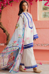 Coco Prints By Zara Shah Jahan Unstitched 3 Piece Digital Printed Lawn Suit-D-05-Melon Blush