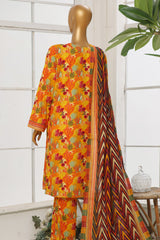 Bin Saeed Stitched 3 Piece Exclusive Cotton Vol-02 Suit-WC-1076-Multi