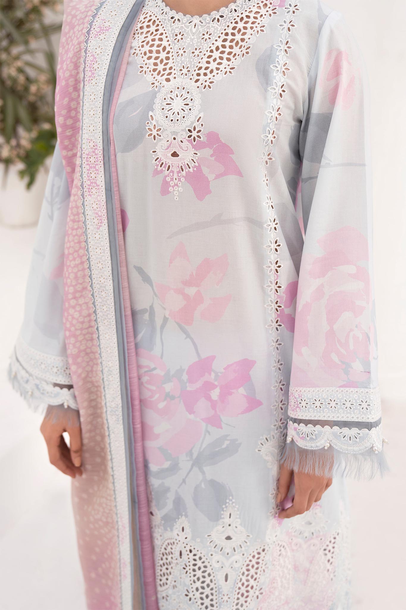 Delia By Jazmin Unstitched 3 Piece Luxury Emb Lawn Collection'2024-D-05