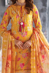 Cutwork Bliss By Al Zohaib Unstitched 3 Piece Lawn Vol-02 Suit-D-05
