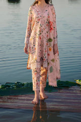 M Basics By Maria B Unstitched 3 Piece Emb Lawn Eid 2 Suit-D-06-A