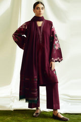 Coco By Zara Shah Jahan Unstitched 3 Piece Winter Suit-D-06-B-Opal