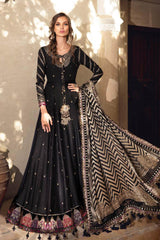 Maria B Sateen Unstitched 3 Piece Embroidered Suit-CST-506
