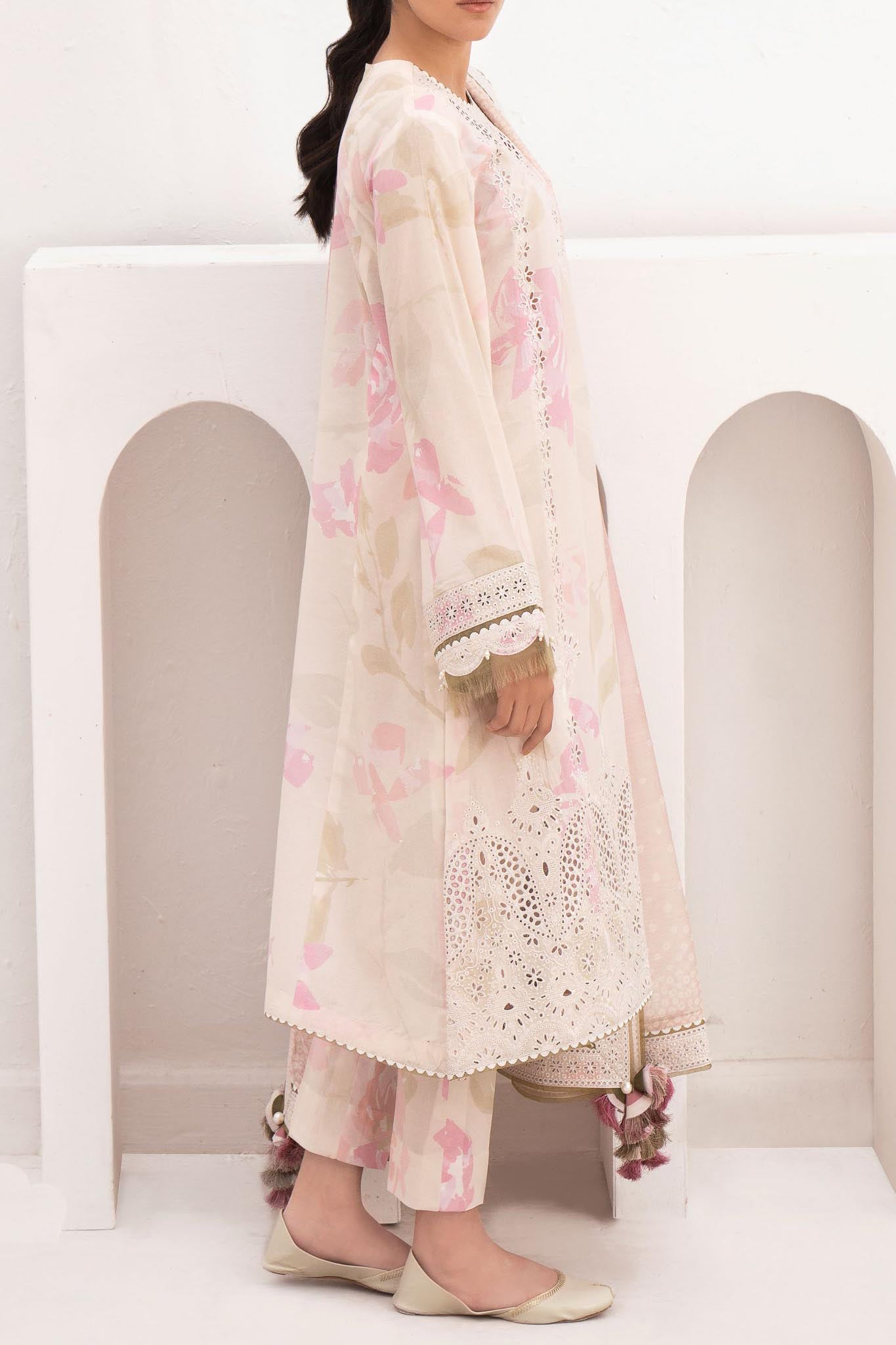 Delia By Jazmin Unstitched 3 Piece Luxury Emb Lawn Collection'2024-D-06