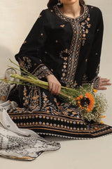 Coco By Zara Shah Jahan Unstitched 3 Piece Emb Lawn Vol-02 Suit-D-07-B-Arela