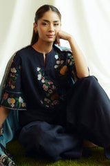 Coco By Zara Shah Jahan Unstitched 3 Piece Winter Suit-D-07-B-Onyx