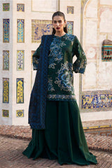 Zara Shah Jahan Unstitched 3 Piece Winter Suit-D-07-Mina