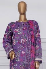 Sada Bahar Stitched 3 Piece Printed Lawn Vol-01 Suit-PR-9467-Purple