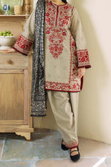 Coco By Zara Shah Jahan Unstitched 3 Piece Eid Edit Emb Lawn Suit-D-07-Sabah