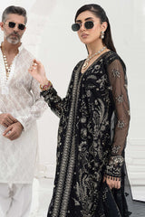 Savoir By Sahane Unstitched 3 Piece Luxury Formals Suit-D-07-Solene