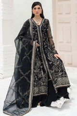 Savoir By Sahane Unstitched 3 Piece Luxury Formals Suit-D-07-Solene