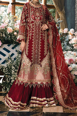 Mbroidered By Maria B Unstitched 3 Piece Luxury Formals Eid Edition Suit-BD-2807