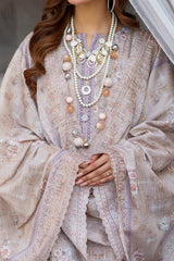 Cutwork Bliss By Al Zohaib Unstitched 3 Piece Lawn Vol-02 Suit-D-07