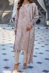 Cutwork Bliss By Al Zohaib Unstitched 3 Piece Lawn Vol-02 Suit-D-07