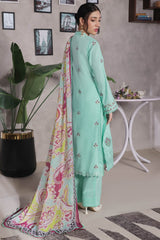 Jasmine By Soghat Unstitched 3 Piece Emb Cotton Chikankari Vol-03 Collection'2025-D-07