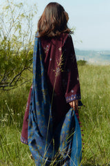 Coco By Zara Shah Jahan Unstitched 3 Piece Winter Suit-D-08-A-Amethyst
