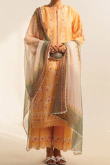 Coco By Zara Shah Jahan Unstitched 3 Piece Emb Lawn Vol-02 Suit-D-08-B-Mira