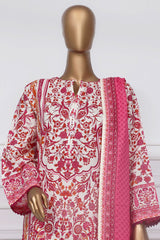 Sada Bahar Stitched 3 Piece Printed Lawn Vol-01 Suit-PR-1300-Magenta