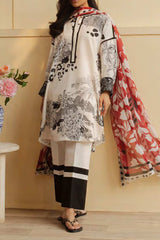 Coco Prints By Zara Shah Jahan Unstitched 3 Piece Digital Printed Lawn Suit-D-08-Plum
