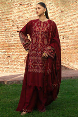 Zara Shah Jahan Unstitched 3 Piece Winter Suit-D-08-Raha