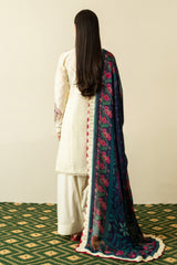 Zara Shahjahan Unstitched 3 Piece Lawn Vol-02 Suit-ZEL-08