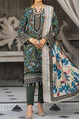 Cutwork Bliss By Al Zohaib Unstitched 3 Piece Lawn Vol-02 Suit-D-08