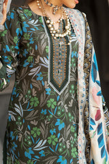 Cutwork Bliss By Al Zohaib Unstitched 3 Piece Lawn Vol-02 Suit-D-08