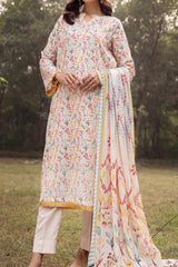 Mahee's by Riaz Arts 3 Piece Unstitched Chikankari Lawn Suit-MC-08