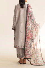 Coco By Zara Shah Jahan Unstitched 3 Piece Emb Lawn Vol-02 Suit-D-09-B-Zaira