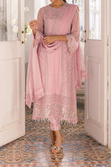 Eid Drop 1 By Azure Unstitched 3 Piece Ensembles Chiffon Suit-D-09-Tender Tulip