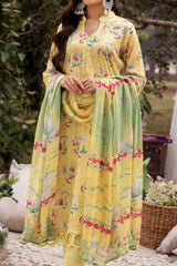 Mahee's by Riaz Arts 3 Piece Unstitched Chikankari Lawn Suit-MC-09