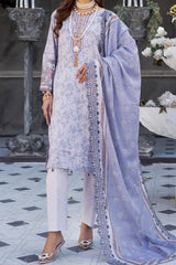 Cutwork Bliss By Al Zohaib Unstitched 3 Piece Lawn Vol-02 Suit-D-09