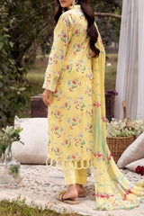 Mahee's by Riaz Arts 3 Piece Unstitched Chikankari Lawn Suit-MC-09