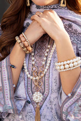 Cutwork Bliss By Al Zohaib Unstitched 3 Piece Lawn Vol-02 Suit-D-09