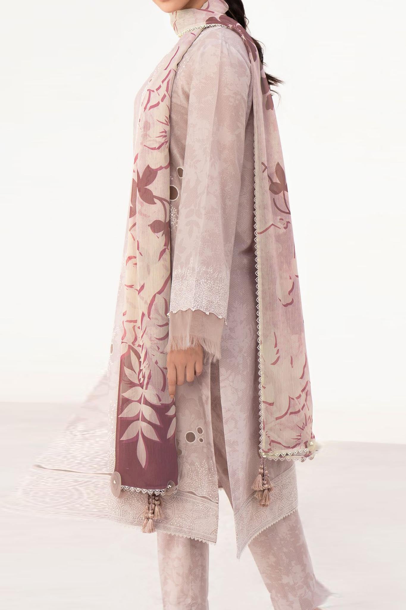 Delia By Jazmin Unstitched 3 Piece Luxury Emb Lawn Collection'2024-D-09