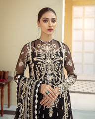 Gulaal Unstitched 3 Piece Luxury Formals Collection'2021-Inaaya Embroidered Organza 3-Piece Suit D-01