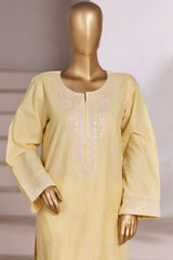 Vybe By Sada Bahar Stitched 2 Piece Emb Cotton Set Vol-02 Suit-MEL-02-Lemon
