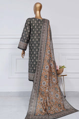 Sada Bahar Stitched 3 Piece Printed Lawn Vol-02 Collection'2025-PR-9497-Mehndi