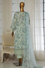 Sada Bahar Stitched 3 Piece Festive Emb Lawn Vol-02 Collection'2025-D-102-Ice