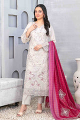Mabel By Tawakkal Unstitched 3 Piece Emb Fancy Lawn Collection-D-1021