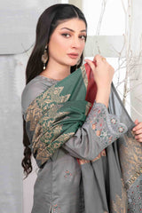 Mabel By Tawakkal Unstitched 3 Piece Emb Fancy Lawn Collection-D-1027