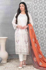 Mabel By Tawakkal Unstitched 3 Piece Emb Fancy Lawn Collection-D-1029